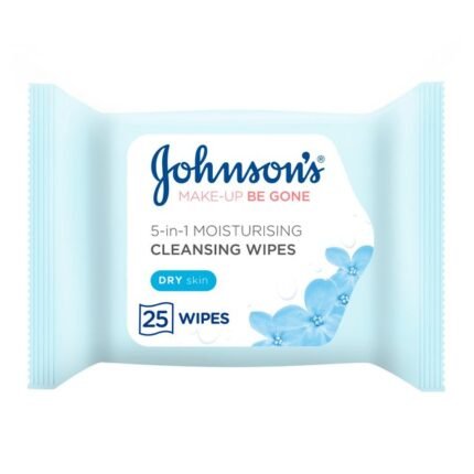 Johnson & Johnson Make Up Wipes Moisturing 25's Pk6 - Image 1