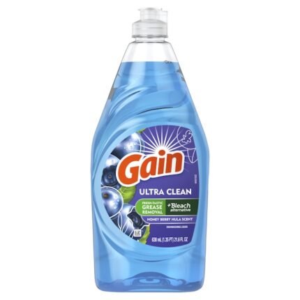 Gain Ultra Bleach Honey Berry Hula Dishwashing Liquid 21.6oz Pk10 - Image 1