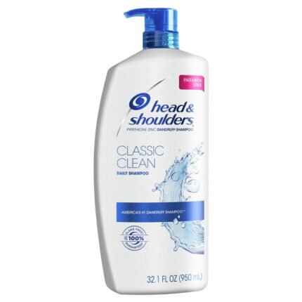 Head & Shoulders Shampoo classic Clean 950 Ml'/32 Oz Pk4 - Image 1