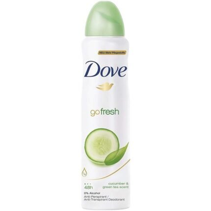 Dove Body Spray Cucumber & Green Tea 250ml Pk6 - Image 1