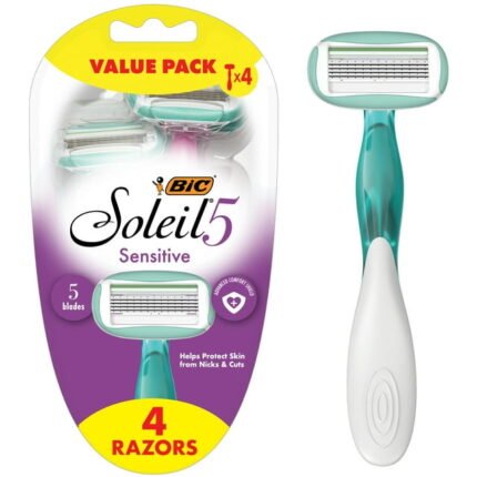 Bic Disposable Razor Soleil Sensitive 4 Pack Pk20 - Image 1