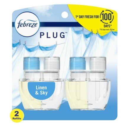 Febreze Scented Oil Linen & Sky 2pk 1.75 Oz Pk6 - Image 1
