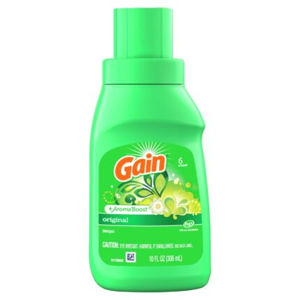 Gain Aroma Boost Liquid Laundry Detergent, Original Scent, 6 Loads, 10 Oz Pk12 - Image 1
