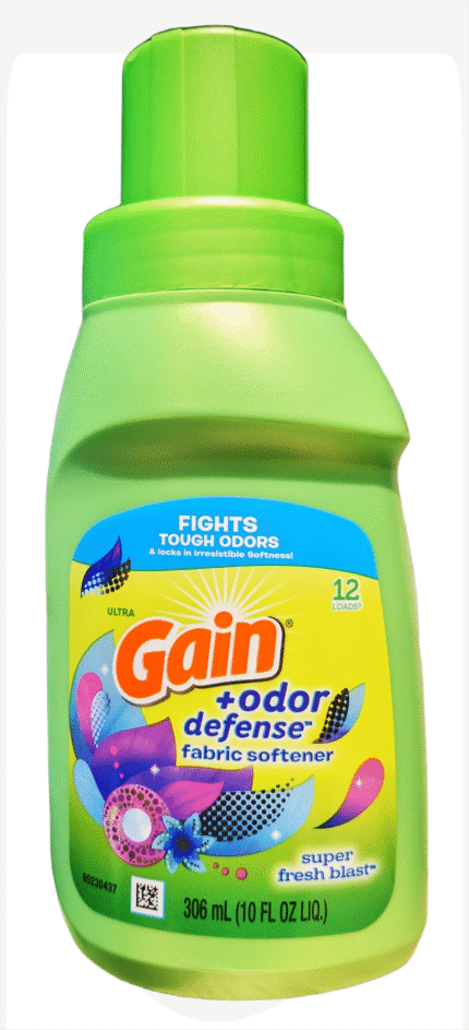 Gain Odor Defense Fabric Softener - Super Fresh Blast 12 Loads, 10 Oz Pk12 - Image 1