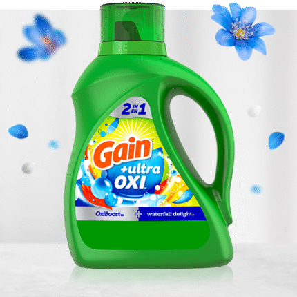 Gain Detergent Liquid Waterfall Delight 92 Oz Pk4 - Image 1