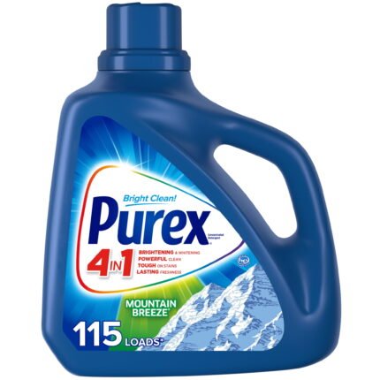 Purex Liquid Laundry Detergent 150 Fl Oz Mountain Breeze Pk4 - Image 1